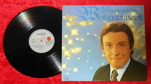 LP Peter Alexander: Wunderschöne Weihnachtszeit (Ariola 86 400 IU) D 1974