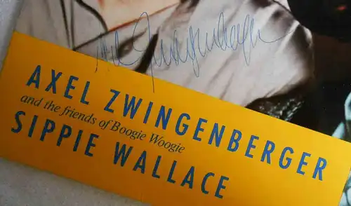 LP Axel Zwingenberger & Sippie Wallace Vol. 1 (Vagabond 884002) Signiert 1983