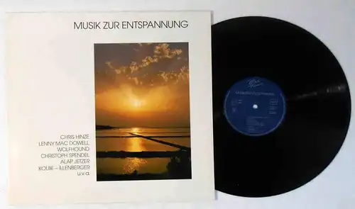 LP Musik zur Entspannung - Chris Hinze Kolbe-Illenberger Wolfhound (Blue Flame)