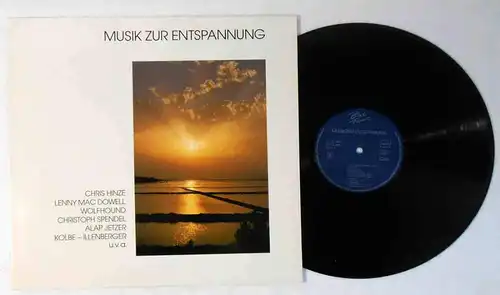 LP Musik zur Entspannung - Chris Hinze Kolbe-Illenberger Wolfhound (Blue Flame) 
