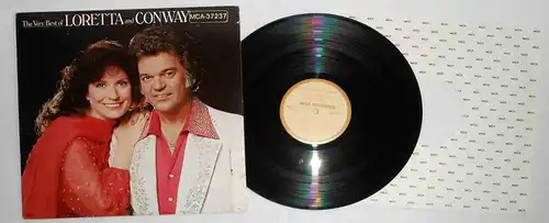 LP Loretta Lynn & Conway Twitty: The Very Best Of Loretta & Conway (MCA 37237) 