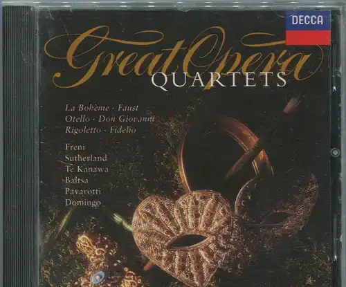 CD Great Opera Quartets (Decca) 1996