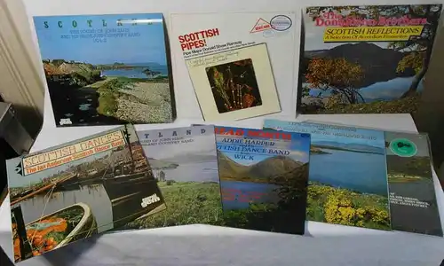 8 Langspielplatten Musik aus SCHOTTLAND  - Vinylsammlung - TOP!!