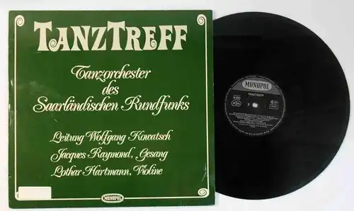 LP Tanzorchester des Saarländischen Rundfunks: Tanztreff (Monopol M 2021) D 1984