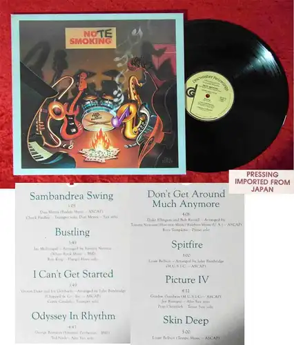 LP Louis Bellson & Explosion: Note Smoking 8Discwasher DR 002 DD) Japan 1978