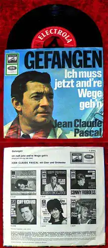 Single Jean Claude Pascal: Gefangen (Electrola E 22 966) D 1964