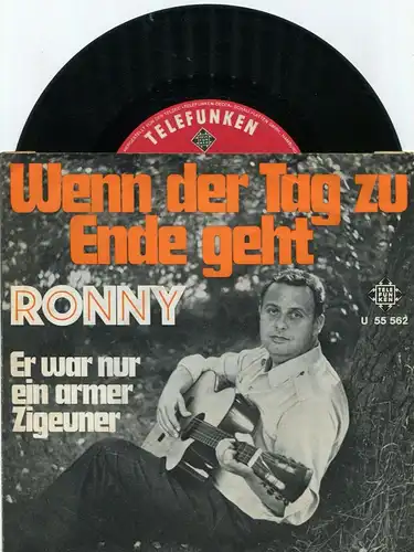 Single Ronny: Wenn der Tag zu Ende geht (Telefunken U 55 562) D