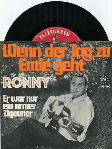 Single Ronny: Wenn der Tag zu Ende geht (Telefunken U 55 562) D 