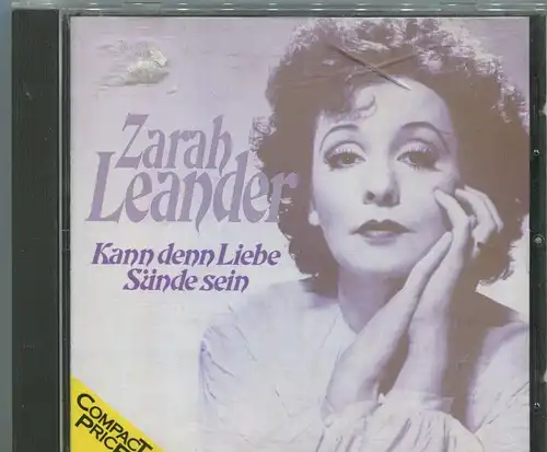 CD Zarah Leander: Kann denn Liebe Sünde sein (EMI) 
