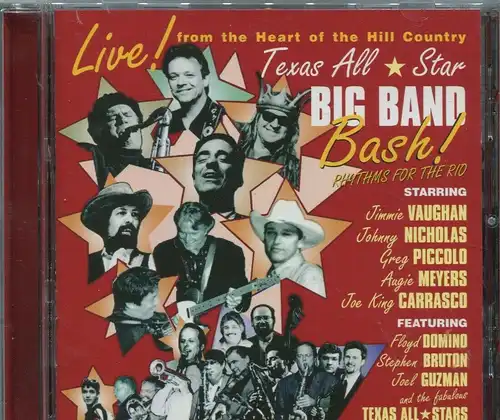 CD Texas All Star Big Band Bash! Live! (Topcat) 2008 