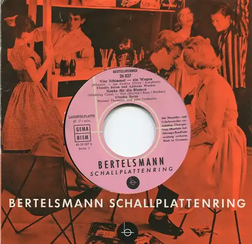 EP Claudia Baran / Andreas Werner / Jürgen Seibert: Vier Schimmel...+3 