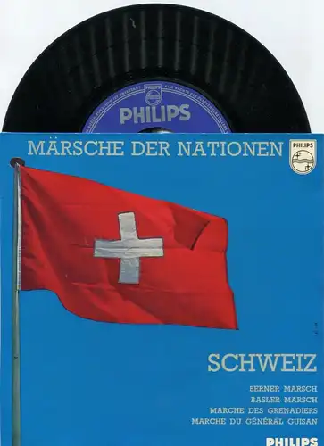 EP Märsche der Nationen: Schweiz (Philips 421 371 PE) D 1960