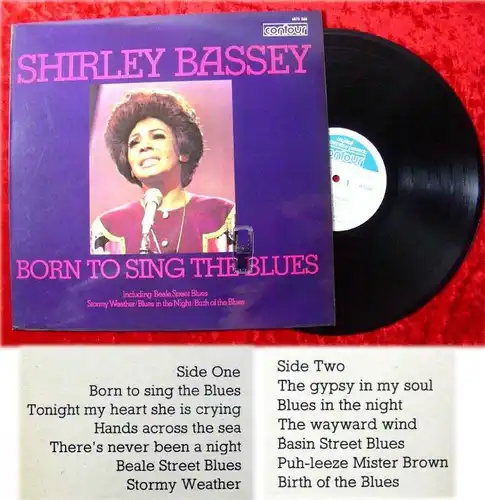 LP Shirley Bassey: Born to sing the Blues
