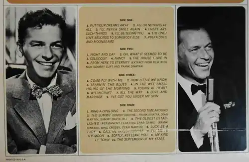2LP Frank Sinatra: A Man And His Music (Reprise 1016) US
