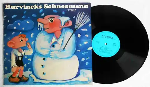LP Spejbl & Hurvinek: Hurvineks Schneemann (Litera 865 244) DDR 1977