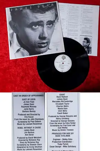 LP James Dean Soundtracks (Warner Bros. WB 56 122) D 1975 mit Textblatt