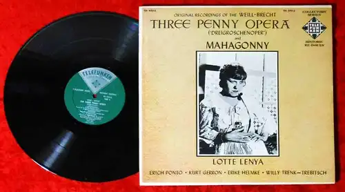 LP Lotte Lenya: Three Penny Opera / Mahagoni (Telefunken TH 97012) Collector´s