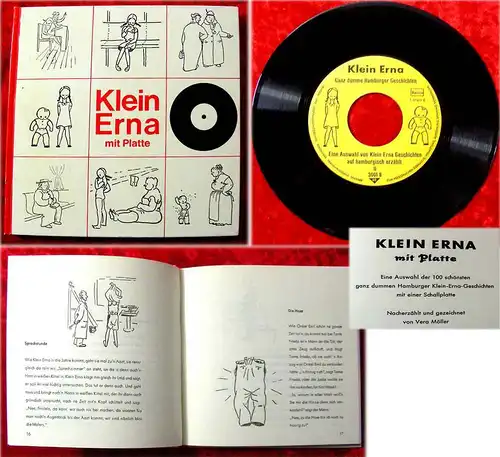 Klein Erna - 83seitiges Buch mit Single(1967)