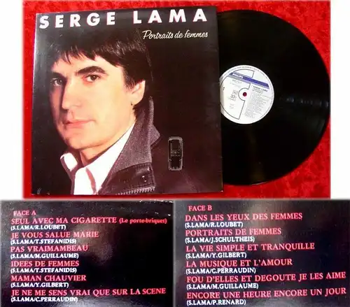 LP Serge Lama: Portraits de Femmes