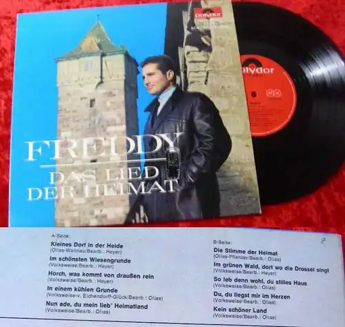 25cm LP Freddy: Das Lied der Heimat (1966)