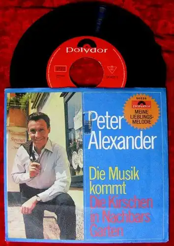 Single Peter Alexander: Die Musik kommt / Kirschen in..