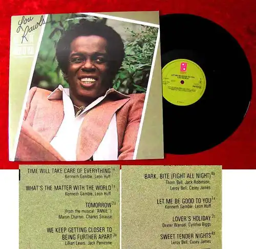 LP Lou Rawls: Let me be good to you (Philadelphia 83 658) NL 1979 Musterplatte