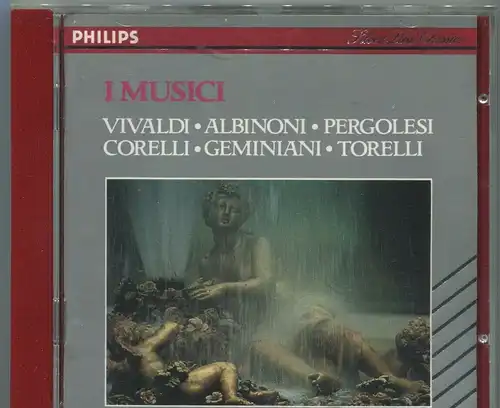 CD I Musici: Vivaldi Albinoni Pergolesi (Philips) 
