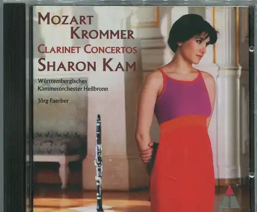 CD Sharon Kam: Mozart Krommer Clarinet Concertos (Teldec) 1998