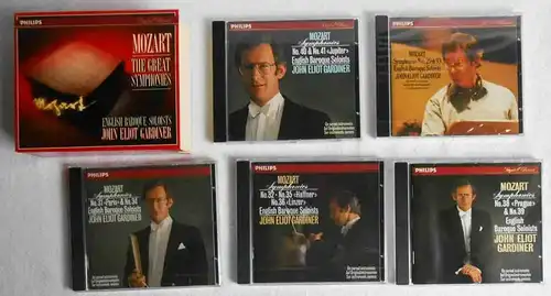 5CD Box John Eliot Gardiner: Mozart: The Great Symphonies (Philips) 1994