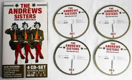 4CD Set Andrews Sisters: Rum and Coca Cola (Membran) 2005