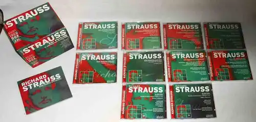 10CD Box Richard Strauss - A Portrait in Historic Recordings w/ 40 Page Booklet