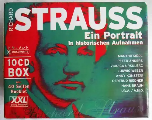 10CD Box Richard Strauss - A Portrait in Historic Recordings w/ 40 Page Booklet