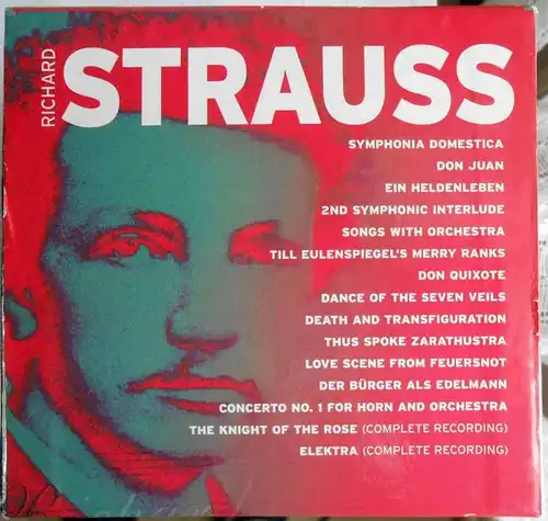 10CD Box Richard Strauss - A Portrait in Historic Recordings w/ 40 Page Booklet