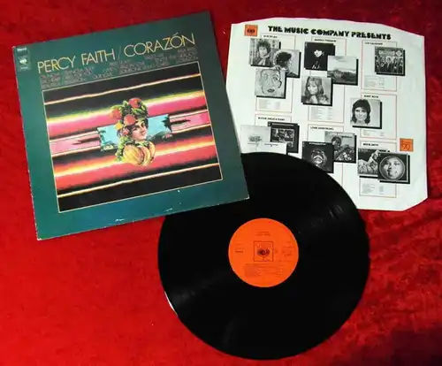LP Percy Faith: Corazon (CBS S 65 841) NL 1973