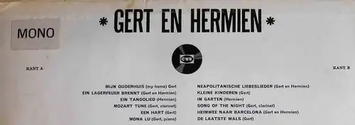 LP Gert Timmerman & Hermien: Kleine Kinderen, Kleine Zorgen (CNR SKLP 4235) NL