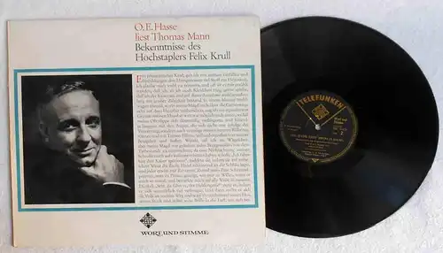 LP O.E. Hasse liest Thomas Mann Bekenntnisse des Hochstaplers Felix Krull (1964)