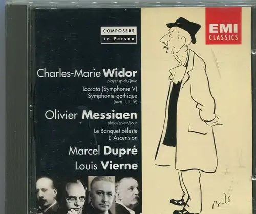 CD Charles Marie Widor: Toccata / Olivier Messiaen (EMI) 1994