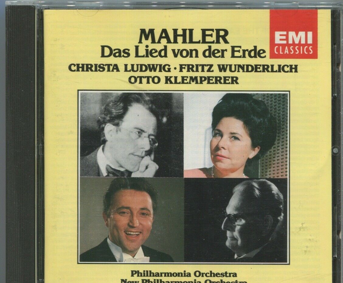 CD Mahler Das Lied von der Erde - Christa Ludwig Otto Klemperer (EMI ...