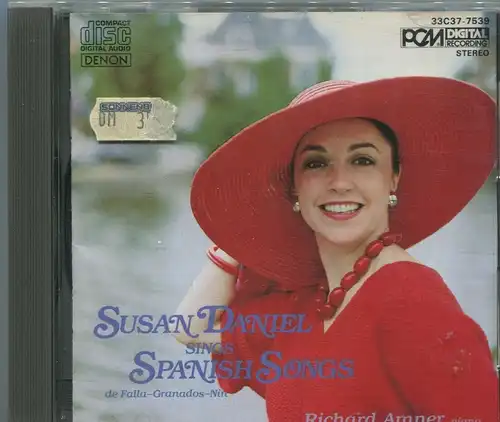 CD Susan Daniel: Spanish Songs (Denon) 1985 (Japan)