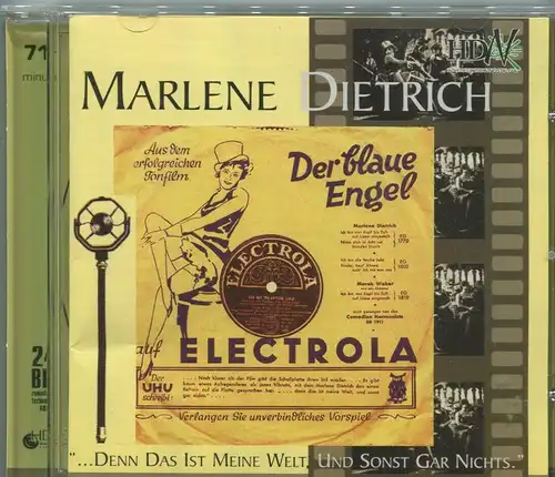 CD Marlene Dietrich: Denn das ist meine Welt und sonst gar nichts... (2000)