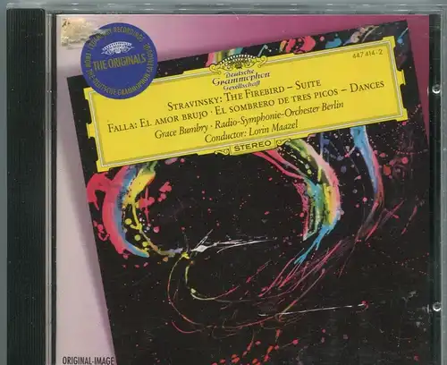 CD Lorin Maazel Grace Bumbry Strawinsky Firebird Suite (DGG) 