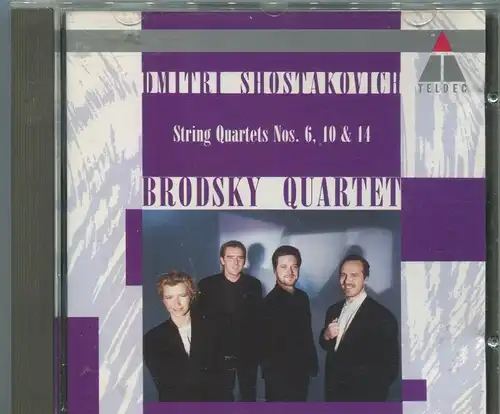 CD Brodsky Quartet: Schostakovich String Quartets Nos. 6, 10 & 14 (Teldec) 1991