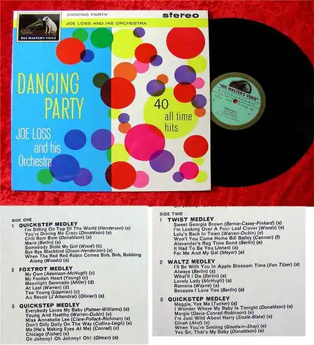 LP Joe Loss Dancing Party 1962 Stereo (EMI) UK