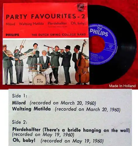 EP Dutch Swing College Band: Party Favourites 2