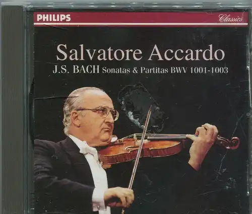 CD Salvatore Accardo: Bach - Sonatas & Partitas BMV 1001-1003 (Philips) 1996