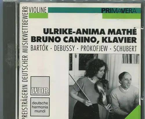CD Ulrike Anima Mathé Bruno Canino: Bartok Debussy.... (Harmonia Mundi) 1991