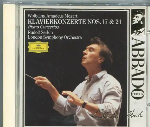 CD Claudio Abbado Rudolf Serkin: Mozart Klavierkonzerte 17 & 21 (DGG) 1983