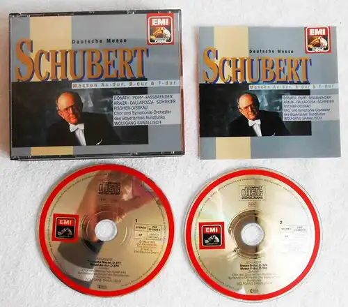2CD Schubert: Deutsche Messe Wolfgang Sawallisch (EMI) 1991