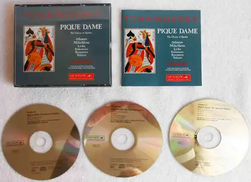 3CD Tschaikowsky: Pique Dame - Bolschoi Theatre (Melodiya) 1993