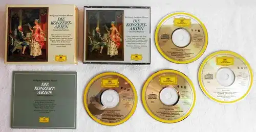 4CD Mozart - Die Konzert Arien Gesamtaufnahme (DGG) Japan